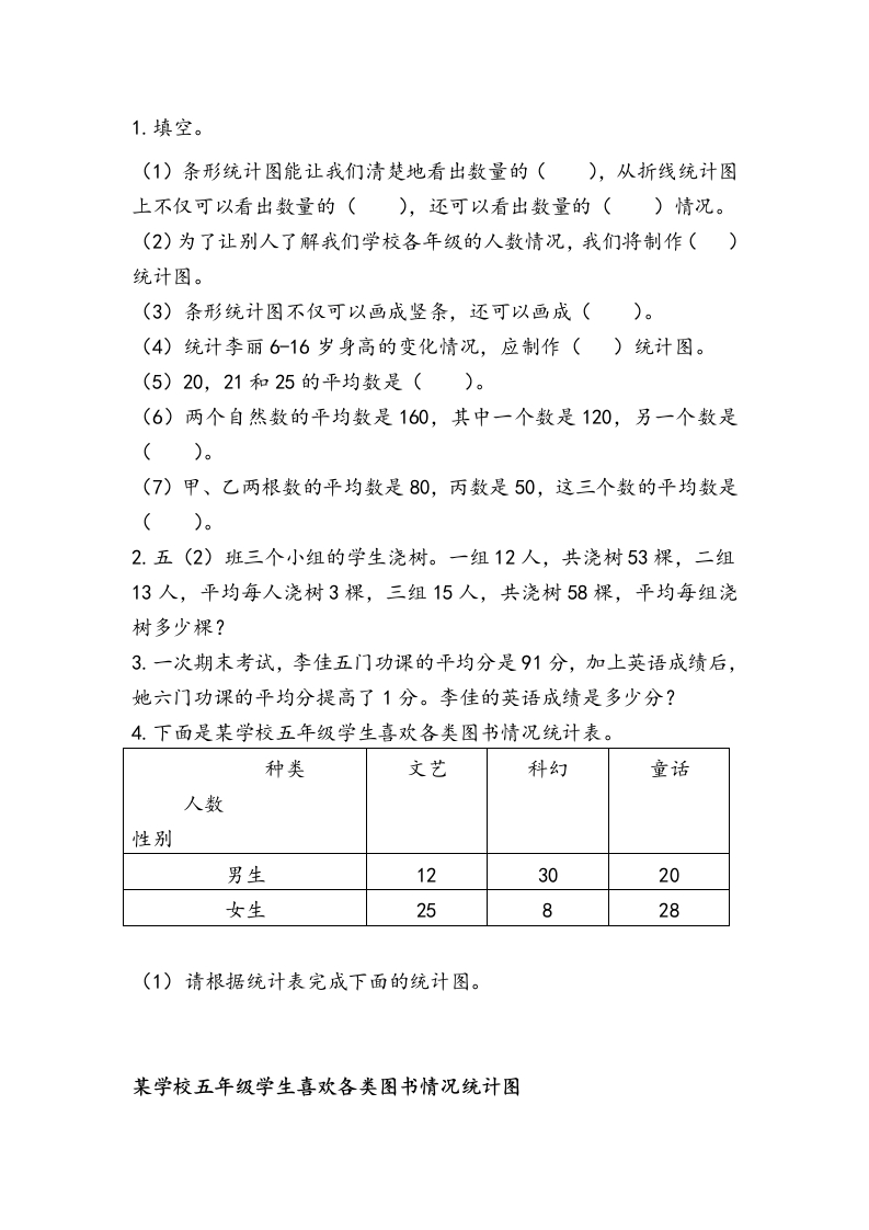 总复习.5数据的分析和表示